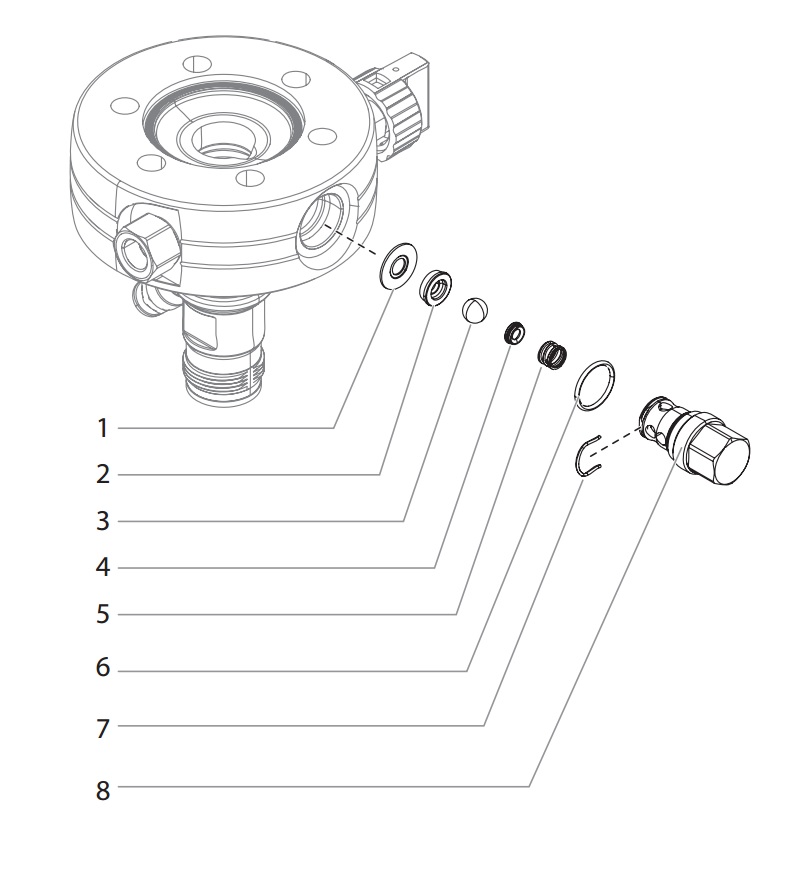 Elite 3500 Outlet Valve Assembly